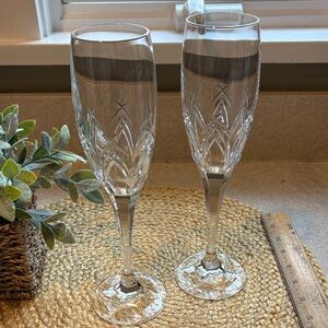 (2) Towle Fluted Champagne Glasses TOC4